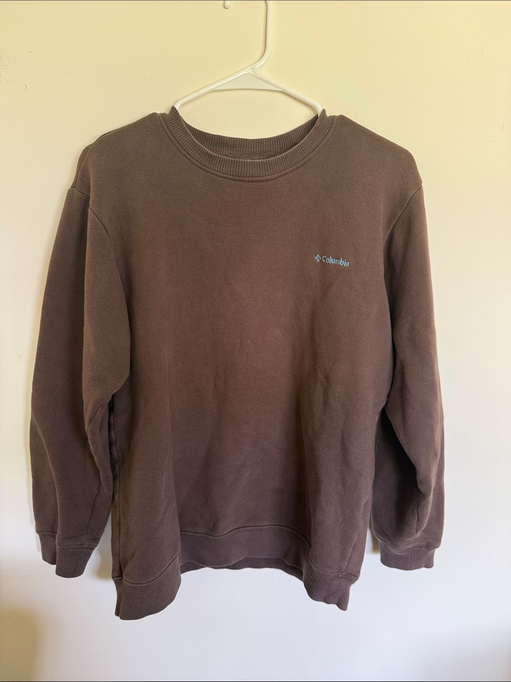 Columbia Youth XL Chocolate Brown Crewneck Sweatshirt